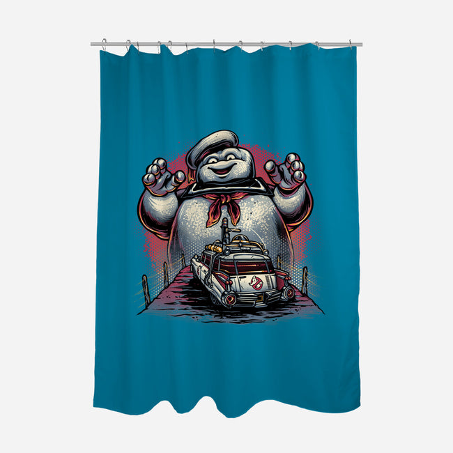 Spooky Encounter-None-Polyester-Shower Curtain-glitchygorilla