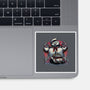 Spooky Encounter-None-Glossy-Sticker-glitchygorilla