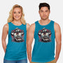 Spooky Encounter-Unisex-Basic-Tank-glitchygorilla