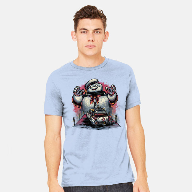 Spooky Encounter-Mens-Heavyweight-Tee-glitchygorilla
