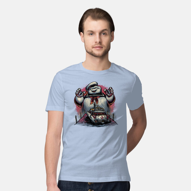 Spooky Encounter-Mens-Premium-Tee-glitchygorilla