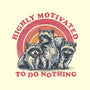 Highly Motivated To Do Nothing-None-Fleece-Blanket-glitchygorilla