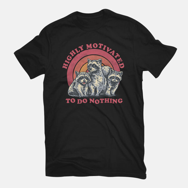 Highly Motivated To Do Nothing-Mens-Heavyweight-Tee-glitchygorilla