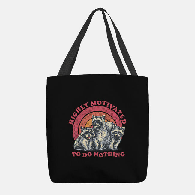 Highly Motivated To Do Nothing-None-Basic Tote-Bag-glitchygorilla