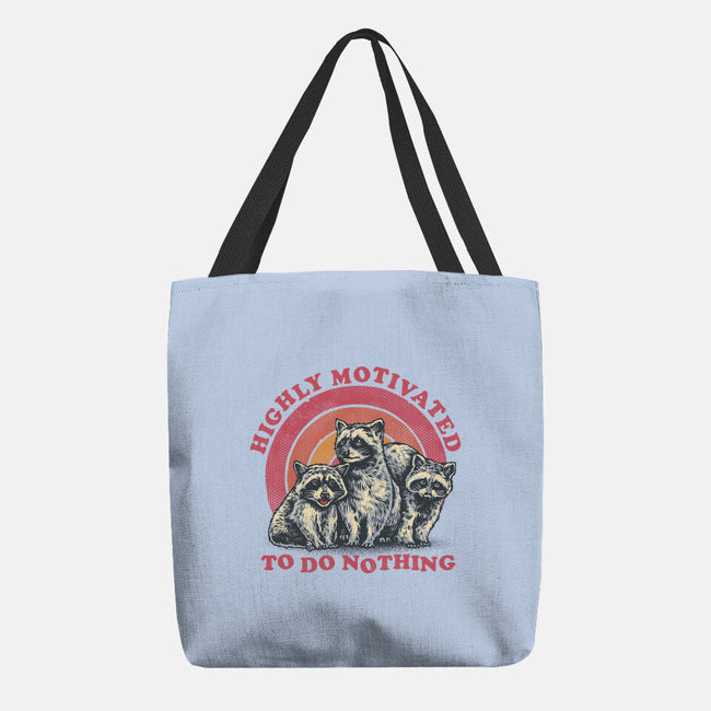 Highly Motivated To Do Nothing-None-Basic Tote-Bag-glitchygorilla