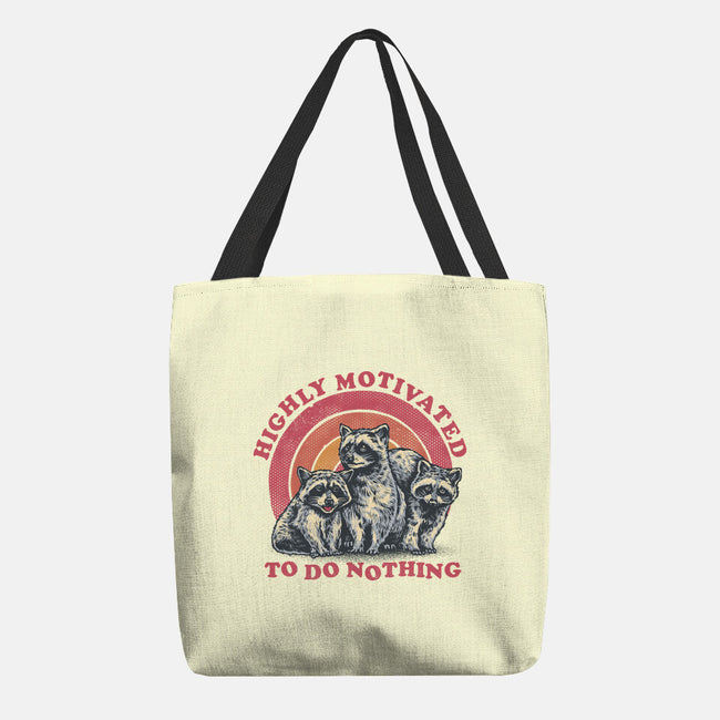 Highly Motivated To Do Nothing-None-Basic Tote-Bag-glitchygorilla