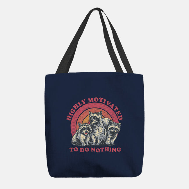 Highly Motivated To Do Nothing-None-Basic Tote-Bag-glitchygorilla