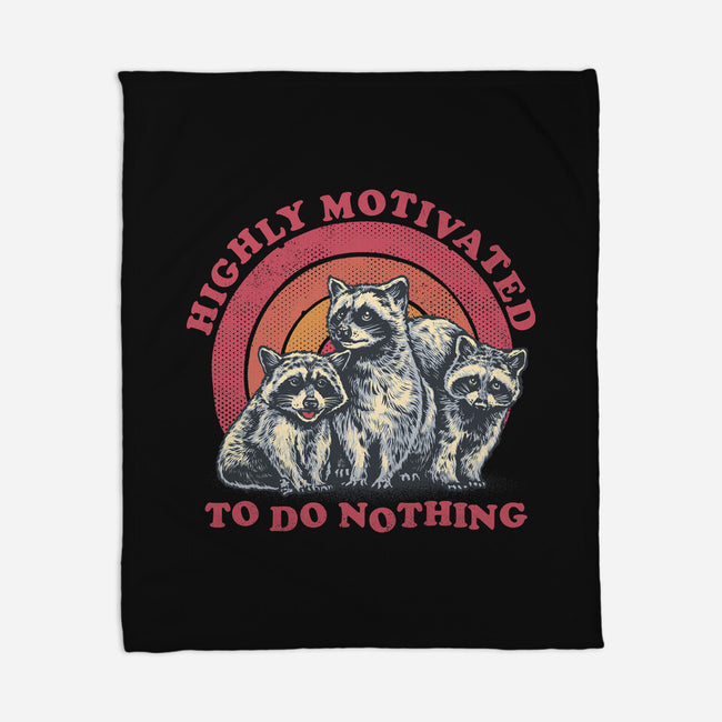 Highly Motivated To Do Nothing-None-Fleece-Blanket-glitchygorilla