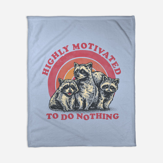 Highly Motivated To Do Nothing-None-Fleece-Blanket-glitchygorilla