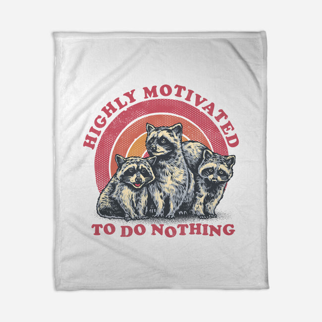 Highly Motivated To Do Nothing-None-Fleece-Blanket-glitchygorilla