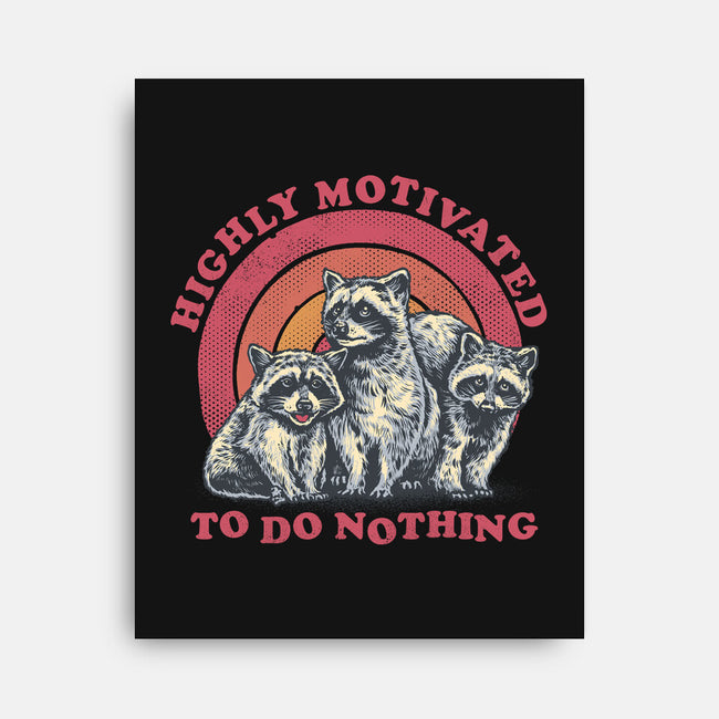 Highly Motivated To Do Nothing-None-Stretched-Canvas-glitchygorilla