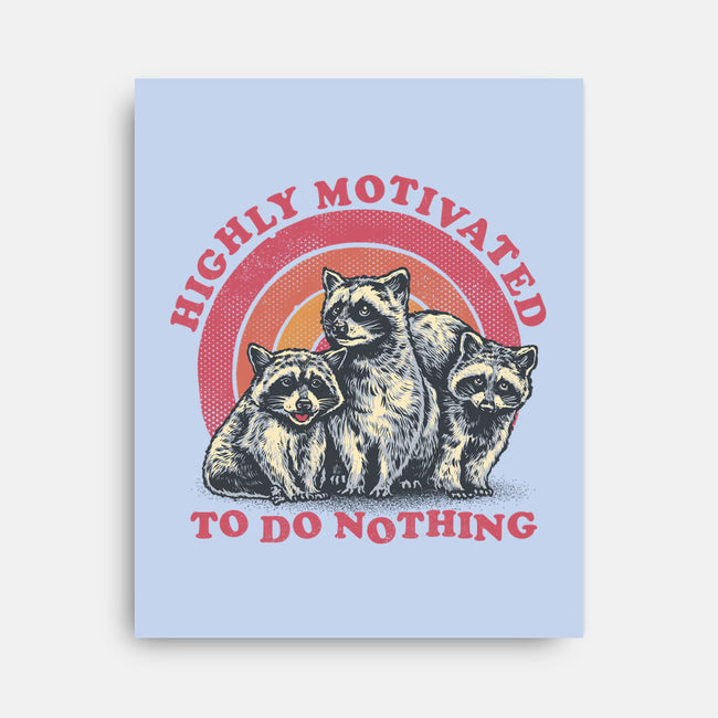 Highly Motivated To Do Nothing-None-Stretched-Canvas-glitchygorilla