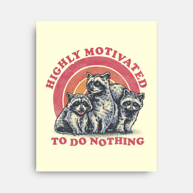 Highly Motivated To Do Nothing-None-Stretched-Canvas-glitchygorilla