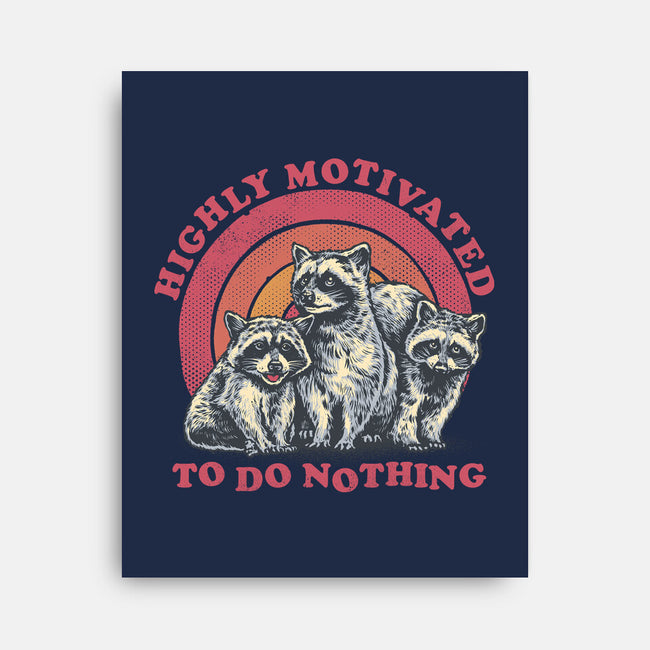 Highly Motivated To Do Nothing-None-Stretched-Canvas-glitchygorilla