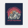 Highly Motivated To Do Nothing-None-Stretched-Canvas-glitchygorilla