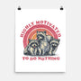 Highly Motivated To Do Nothing-None-Matte-Poster-glitchygorilla
