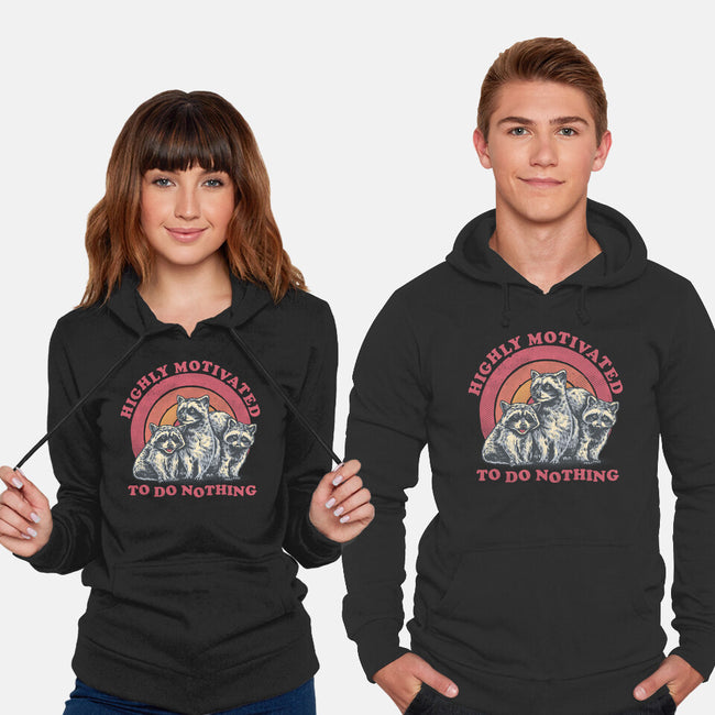 Highly Motivated To Do Nothing-Unisex-Pullover-Sweatshirt-glitchygorilla