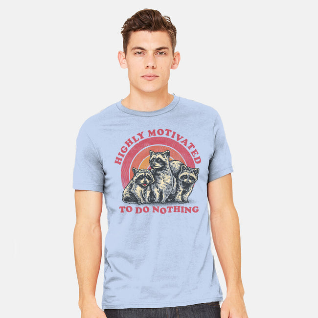 Highly Motivated To Do Nothing-Mens-Heavyweight-Tee-glitchygorilla