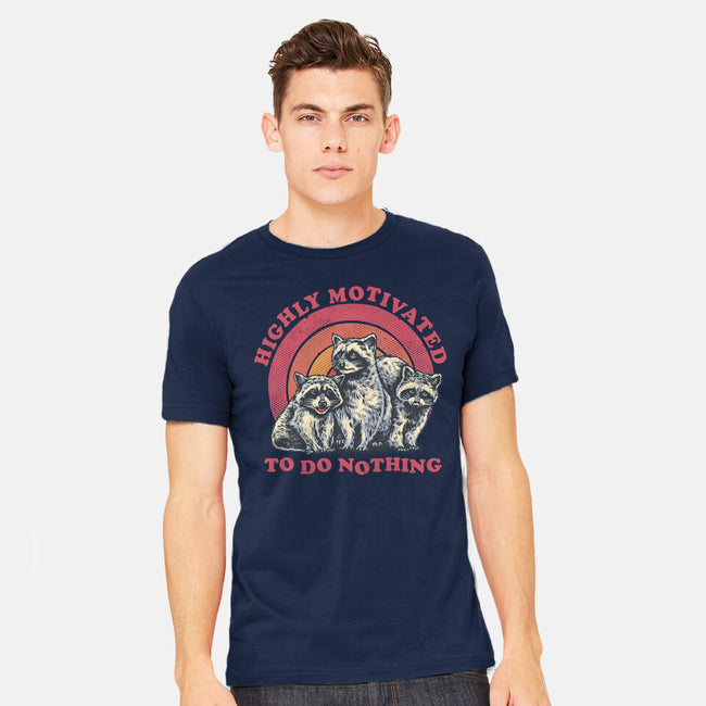 Highly Motivated To Do Nothing-Mens-Heavyweight-Tee-glitchygorilla