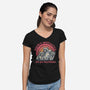 Highly Motivated To Do Nothing-Womens-V-Neck-Tee-glitchygorilla
