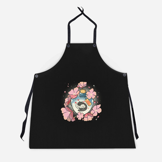 Love Meow-Unisex-Kitchen-Apron-Freecheese