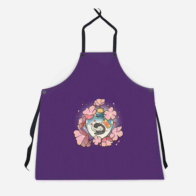 Love Meow-Unisex-Kitchen-Apron-Freecheese