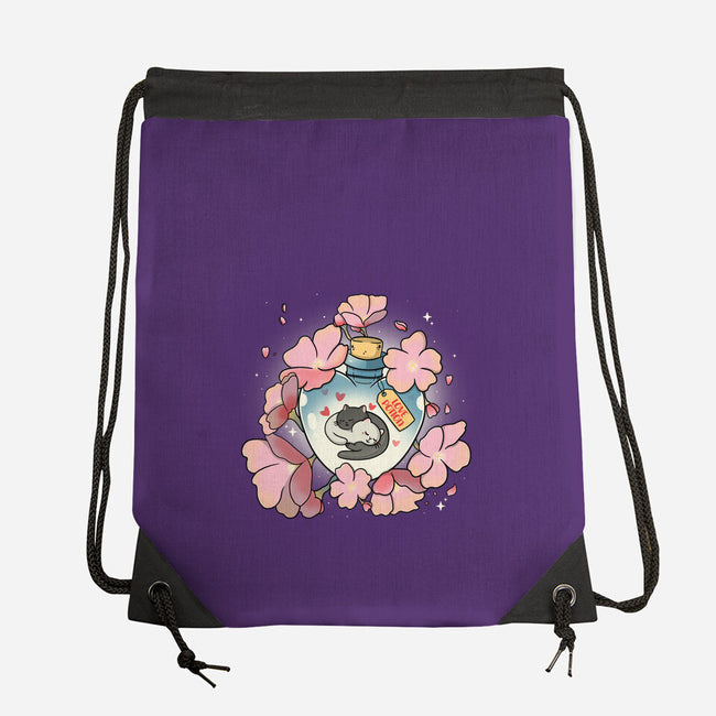 Love Meow-None-Drawstring-Bag-Freecheese