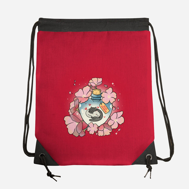 Love Meow-None-Drawstring-Bag-Freecheese