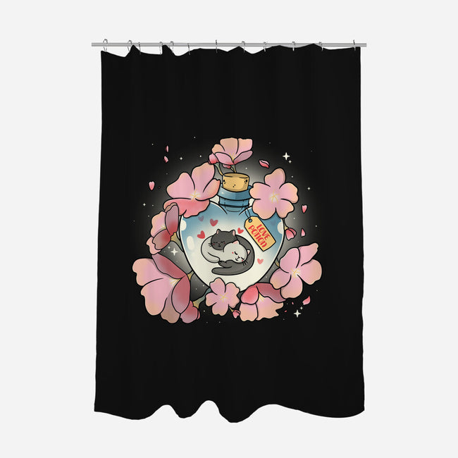 Love Meow-None-Polyester-Shower Curtain-Freecheese
