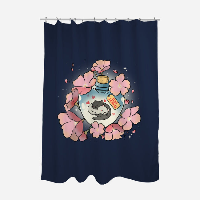 Love Meow-None-Polyester-Shower Curtain-Freecheese