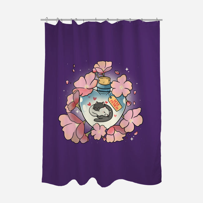 Love Meow-None-Polyester-Shower Curtain-Freecheese