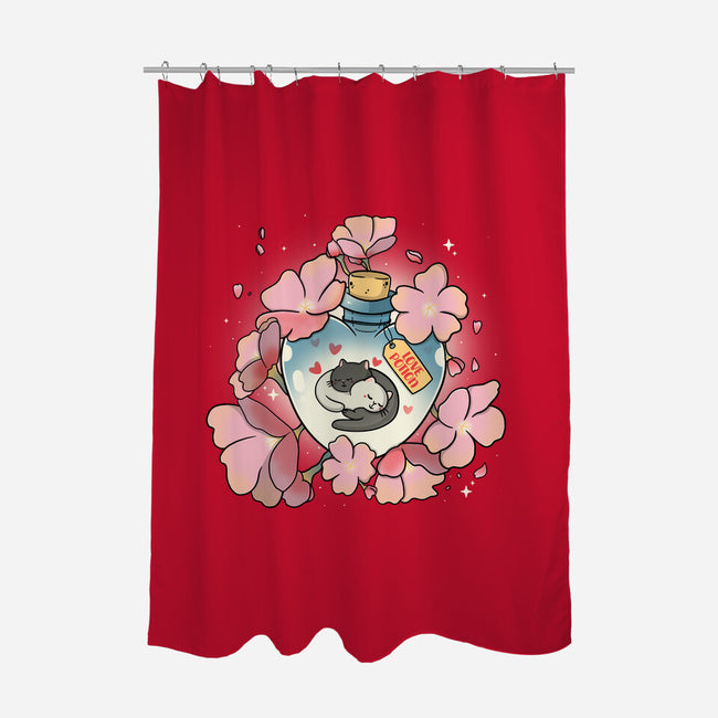 Love Meow-None-Polyester-Shower Curtain-Freecheese