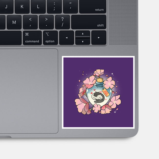 Love Meow-None-Glossy-Sticker-Freecheese
