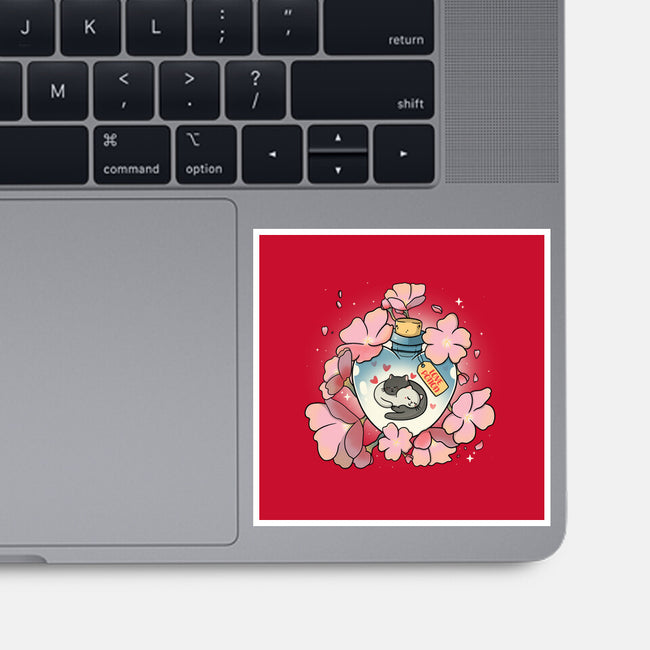 Love Meow-None-Glossy-Sticker-Freecheese