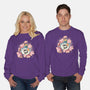 Love Meow-Unisex-Crew Neck-Sweatshirt-Freecheese