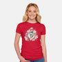 Love Meow-Womens-Fitted-Tee-Freecheese