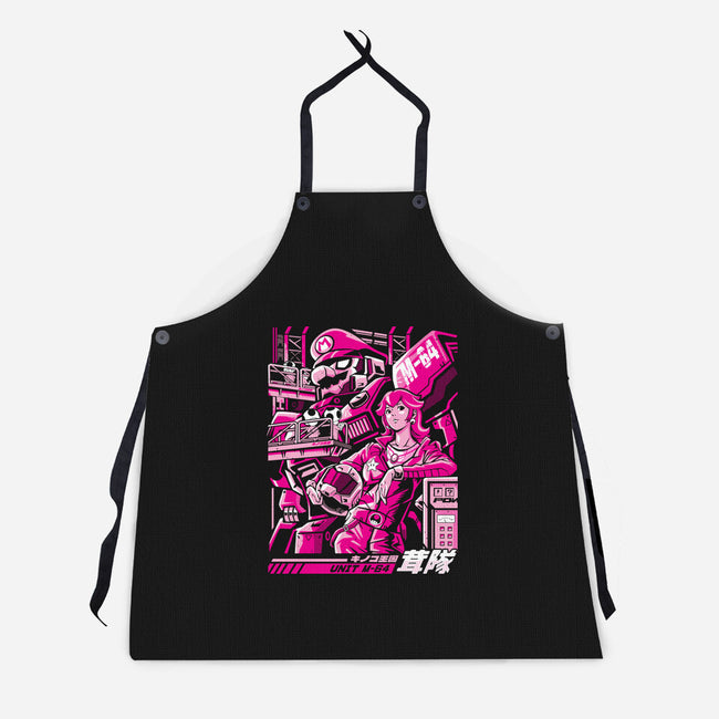 Turtle Destroyer-Unisex-Kitchen-Apron-arace