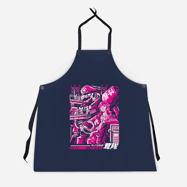 Turtle Destroyer-Unisex-Kitchen-Apron-arace