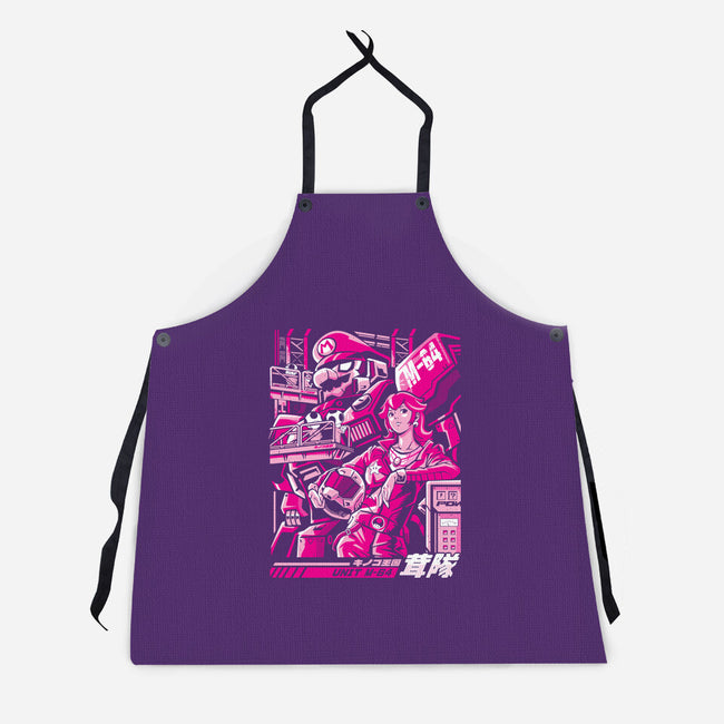 Turtle Destroyer-Unisex-Kitchen-Apron-arace