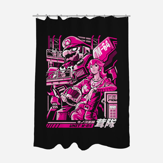 Turtle Destroyer-None-Polyester-Shower Curtain-arace