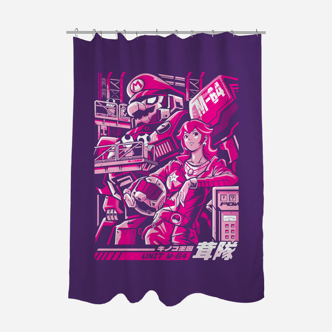 Turtle Destroyer-None-Polyester-Shower Curtain-arace
