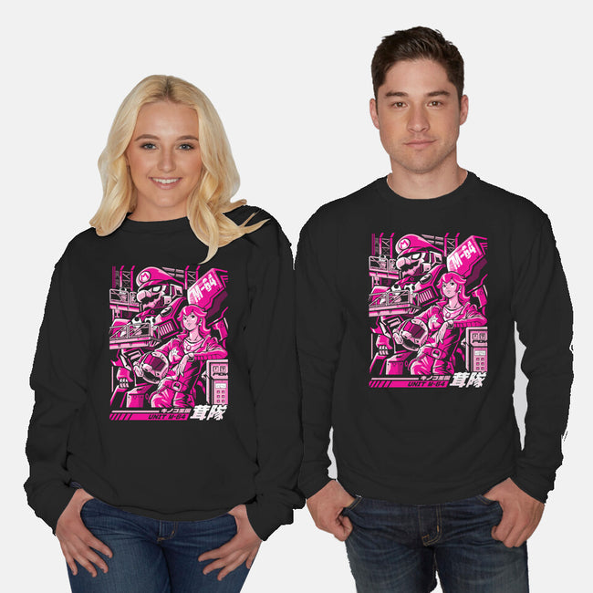 Turtle Destroyer-Unisex-Crew Neck-Sweatshirt-arace