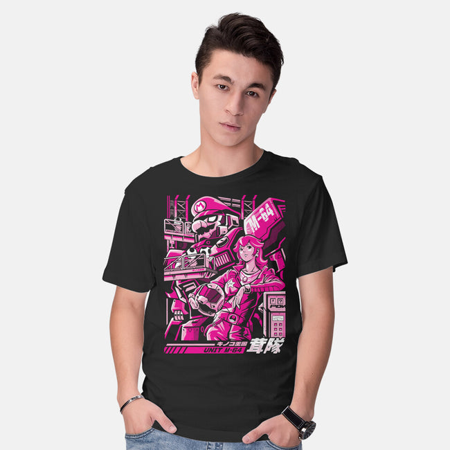 Turtle Destroyer-Mens-Basic-Tee-arace