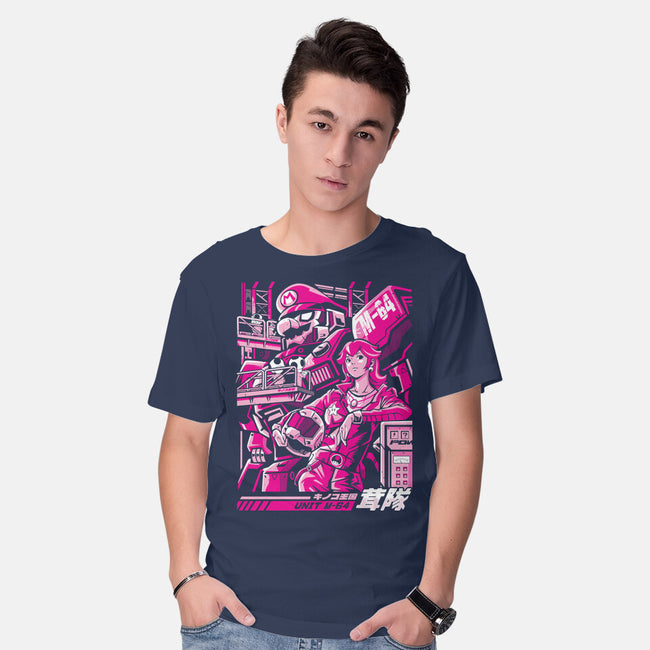 Turtle Destroyer-Mens-Basic-Tee-arace