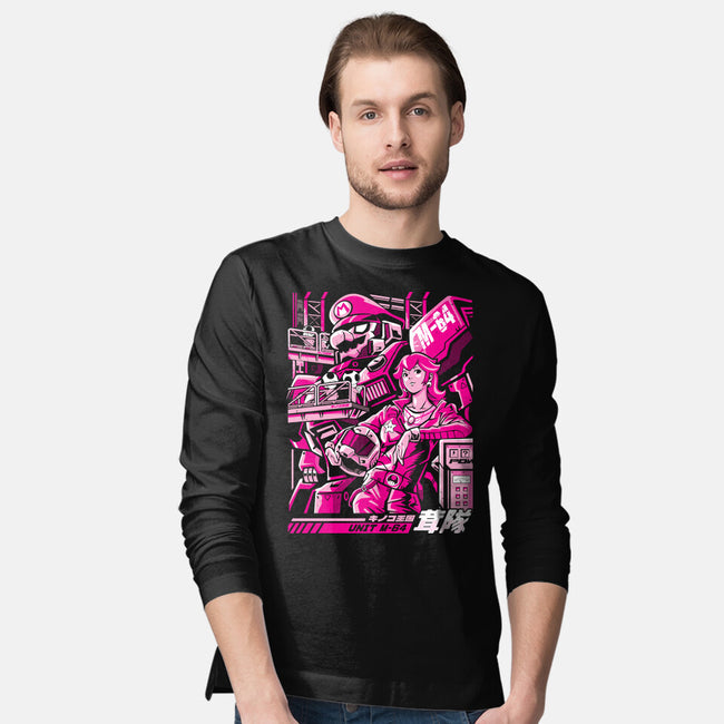 Turtle Destroyer-Mens-Long Sleeved-Tee-arace