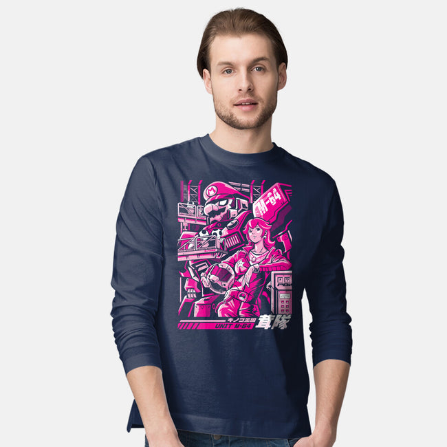 Turtle Destroyer-Mens-Long Sleeved-Tee-arace