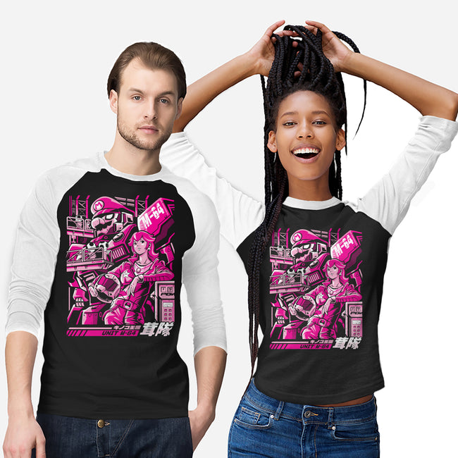Turtle Destroyer-Unisex-Baseball-Tee-arace