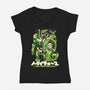 Triad Frontier-Womens-V-Neck-Tee-arace
