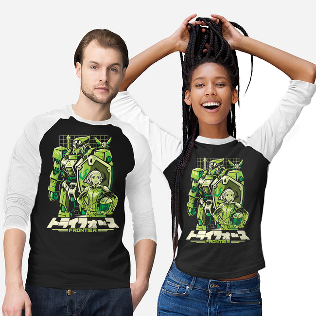 Triad Frontier-Unisex-Baseball-Tee-arace