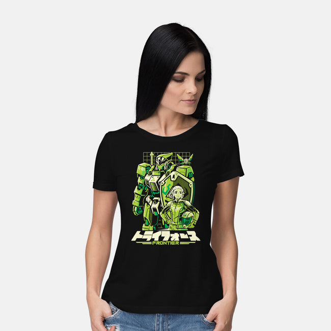 Triad Frontier-Womens-Basic-Tee-arace